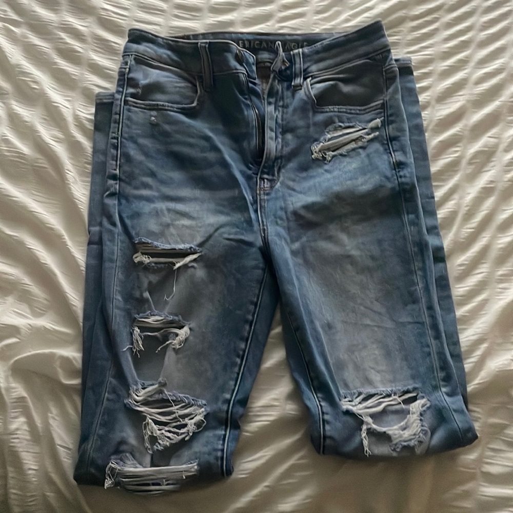 AMERICAN EAGLE SKINNY JEANS, size US 4